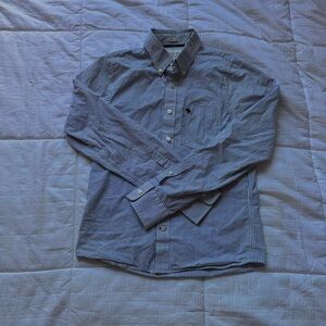 Abercrombie & Fitch Blue Striped Men's Shirt